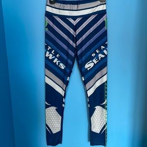 Seattle Seahawks leggings, fits small to medium
